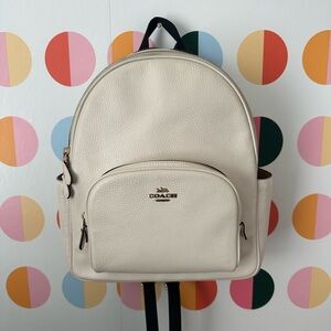 White Coach Backpack and Wallet